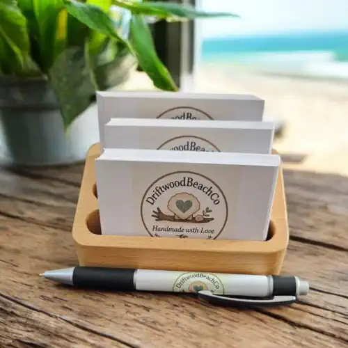 Photo of Business Cards and Pen.